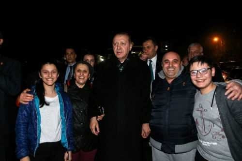 Cumhurbaşkanı Erdoğan'dan sürpriz ziyaret