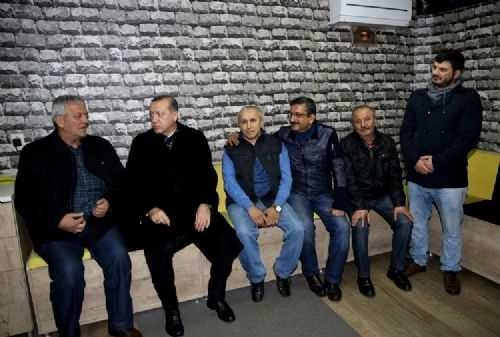 Cumhurbaşkanı Erdoğan'dan sürpriz ziyaret