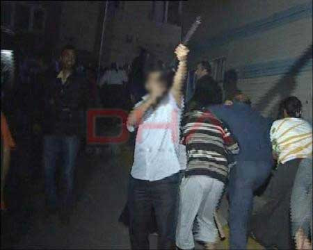 İşte pompalı tüfekli vatandaş