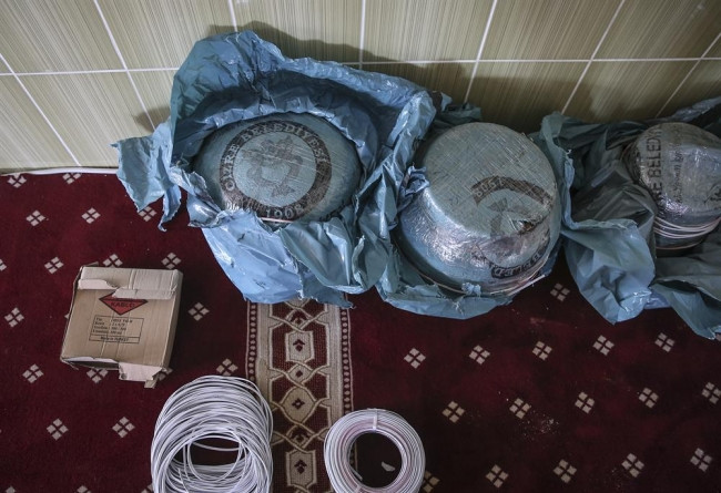 PKK camiye patlayıcı saklamış