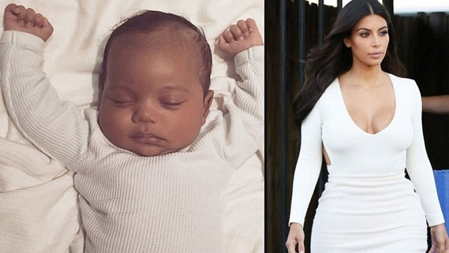 Kim Kardashian oğlunun ilk fotoğrafını paylaştı