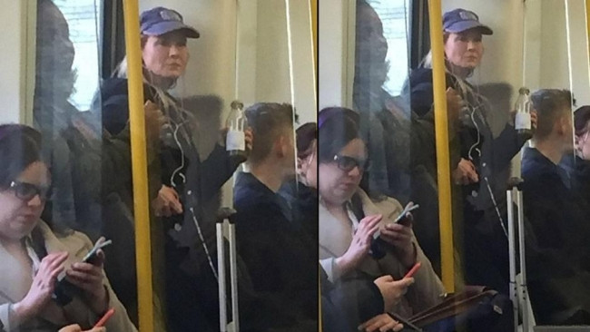 Metroda ünlü var !