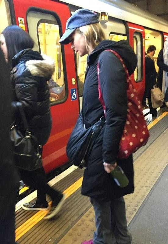 Metroda ünlü var !