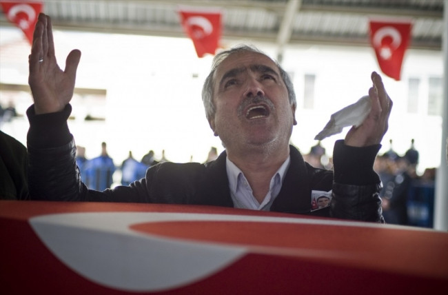 Mardin şehinin cenazesinde gözyaşları sel oldu !