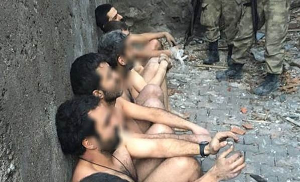 Sur'da 15 terörist çıplak halde teslim oldu