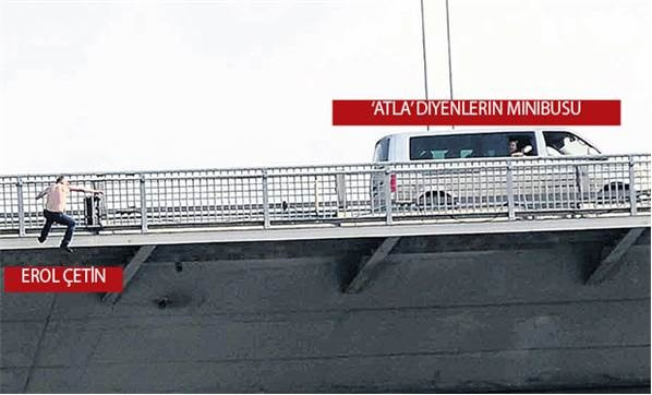 İşte intihar eden adama ''atla'' denilen o an !