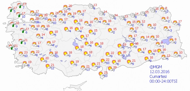 Yağışlı hava geri dönüyor; 5 günlük hava tahminleri