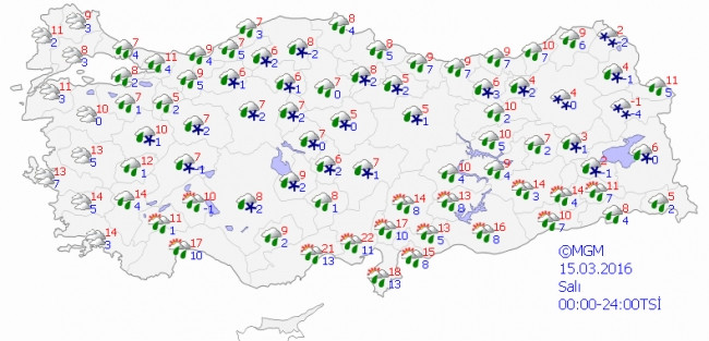 Yağışlı hava geri dönüyor; 5 günlük hava tahminleri