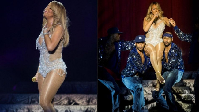 Mariah Carey'in sahne kostümü çok eleştirildi