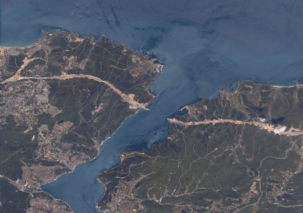 3.Köprü uzaydan takip edildi