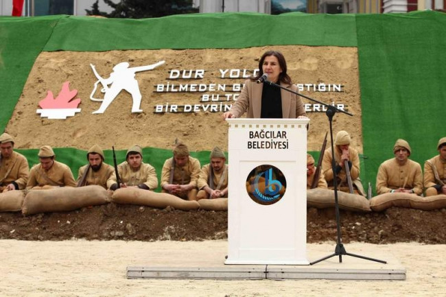 Çanakkale Zaferi 101.yılında Bağcılar’da canlandırıldı