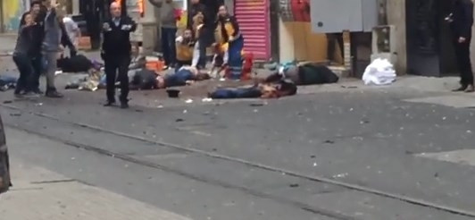 İstiklal Caddesi'nde patlama: 5 ölü İşte ilk görüntüler