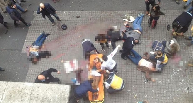 İstiklal Caddesi'nde patlama: 5 ölü İşte ilk görüntüler