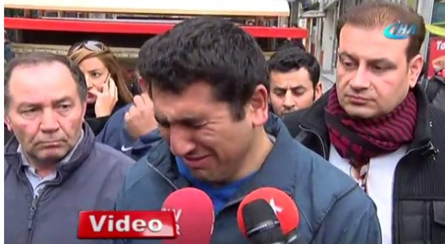 İstiklal caddesinde patlama anını anlattı