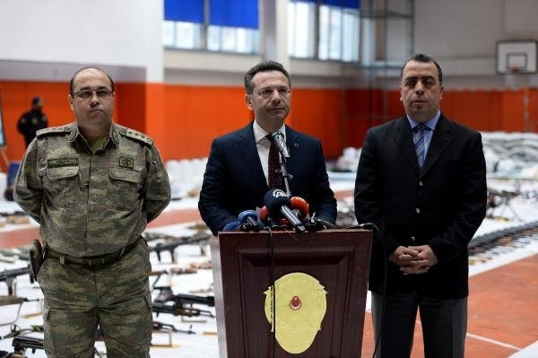 PKK'nın mühimmatları spor salonuna sığmadı