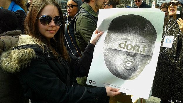 ABD'de Trump karşıtları ayaklandı