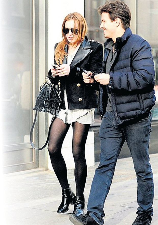 Lindsay Lohan tatilde