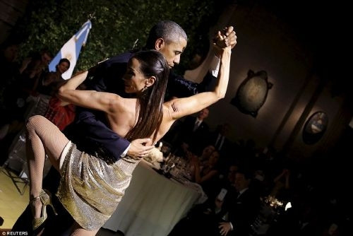 Obama'dan tango şov