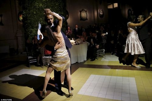 Obama'dan tango şov