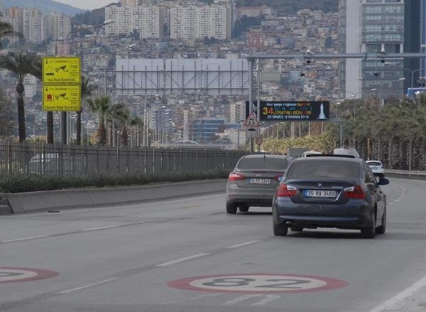 Hız koridoruna giren yandı !