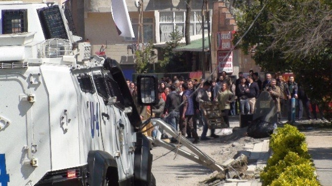 O teröristin cenazesinde yoğun güvenlik önlemi