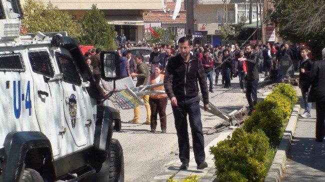 O teröristin cenazesinde yoğun güvenlik önlemi