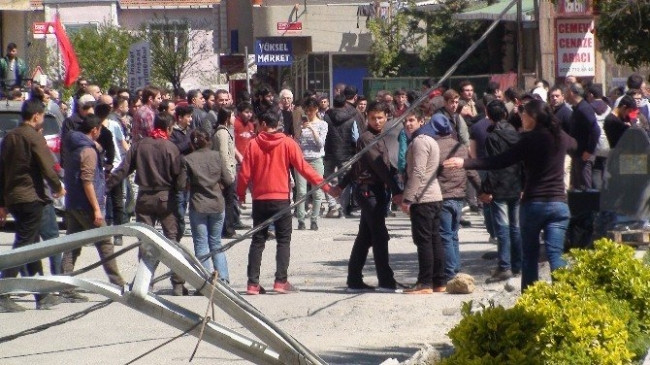 O teröristin cenazesinde yoğun güvenlik önlemi