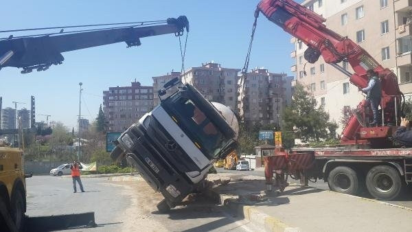 İstanbul'da yine beton mikseri kazası