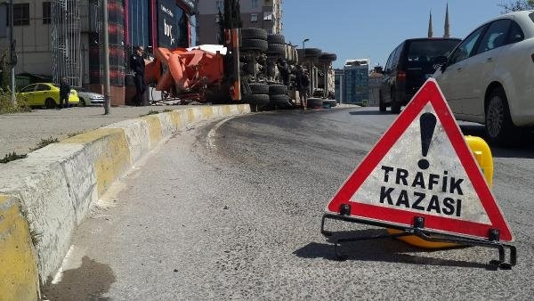 İstanbul'da yine beton mikseri kazası