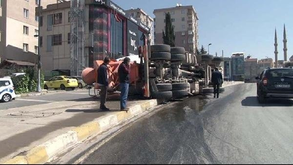 İstanbul'da yine beton mikseri kazası