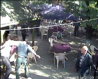 Otoparkta kavga anı