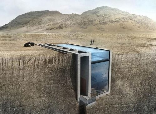 Uçurumun İçindeki Ev 'Casa Brutale'