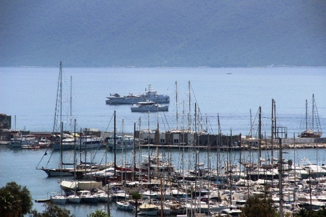 Milyon dolarlık yatlar Bodrum'da