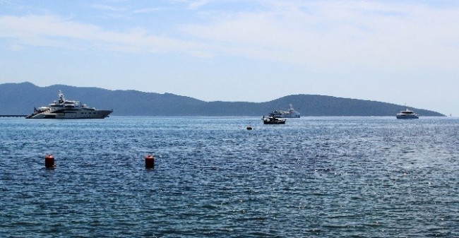 Milyon dolarlık yatlar Bodrum'da