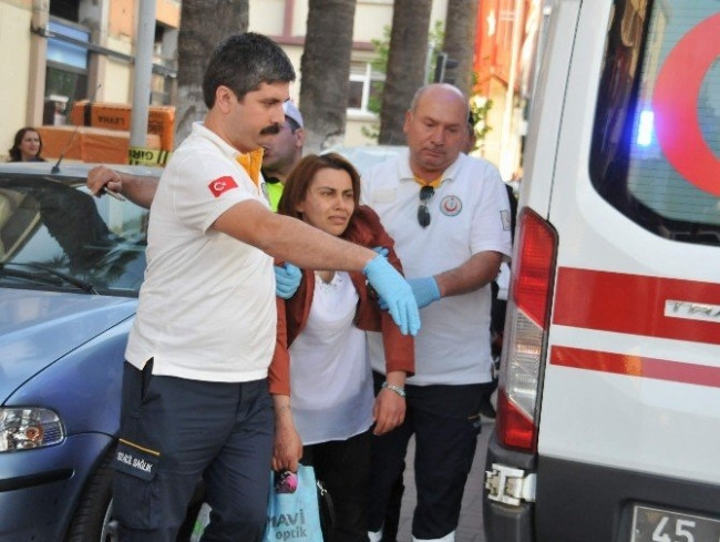 Evladı gözünün önünde can verdi