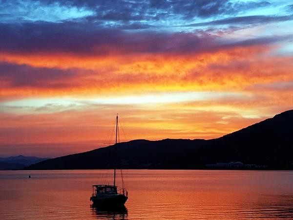 Bodrum'da bu manzaranın eşi benzeri yok !