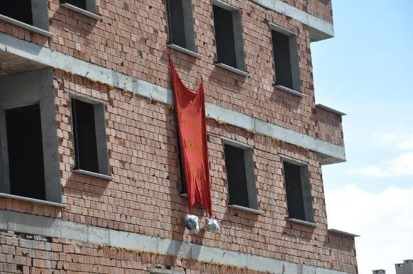 Çerkezköy'de polisi alarma geçiren pankart