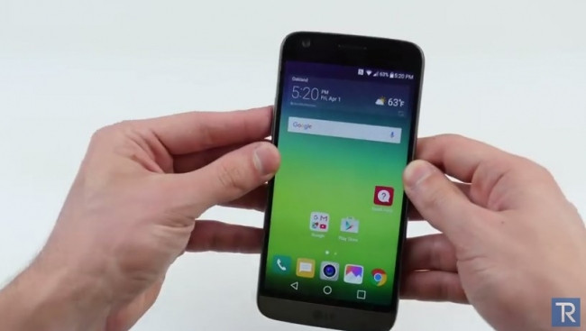 LG G5 düşme testi?