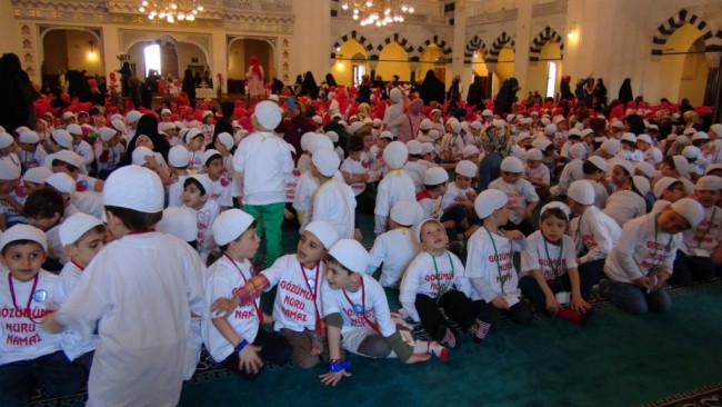 Minik Öğrenciler Namaz Şenliğinde Buluştu