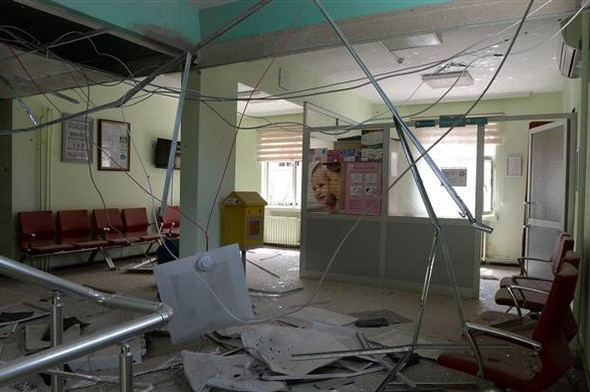 PKK milyonlarca lira harcanan hastaneyi bu hale getirdi