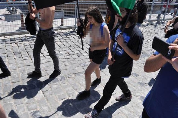 Şoke eden 1 Mayıs protestosu