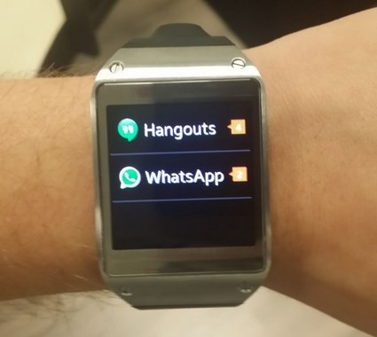 Galaxy Gear ekran görüntüsü nasıl alınır?