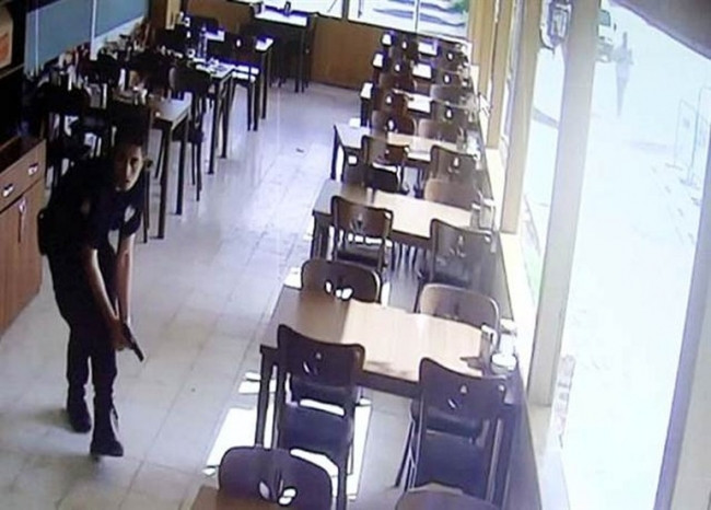Gaziantep'teki patlama anı kamerada