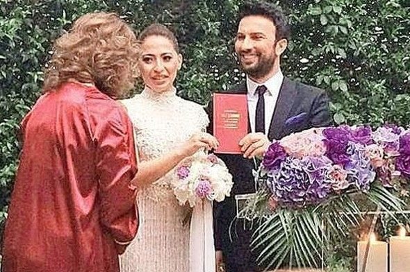 Tarkan ve Pınar Dilek'in nikahından görülmemiş kareler