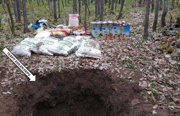 Bingöl'de PKK'nın deposu bulundu