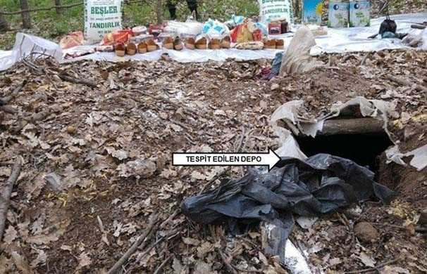 Bingöl'de PKK'nın deposu bulundu