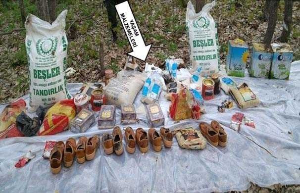 Bingöl'de PKK'nın deposu bulundu