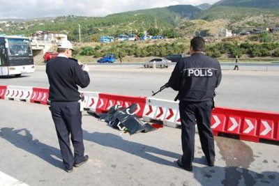 Şehit polisin son görüntüleri