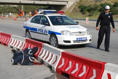 Şehit polisin son görüntüleri