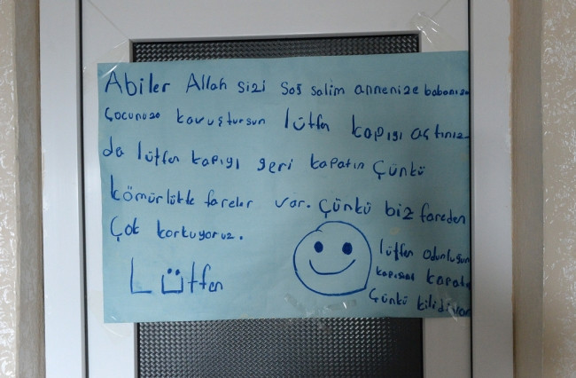 Şırnak'ta polislere gülümseten mesaj